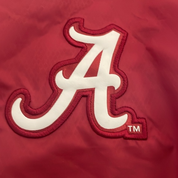 Alabama Crimson Tide On Authentic Nike Windbreaker Jacket Like new1/4 zip sizeXL - Picture 7 of 8